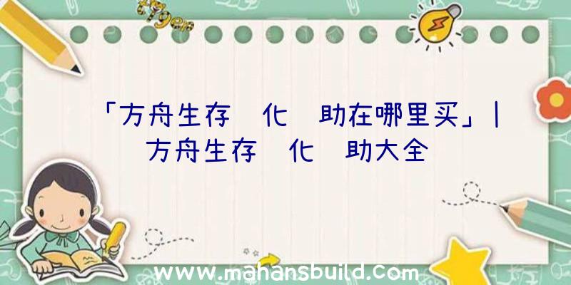 「方舟生存进化辅助在哪里买」|方舟生存进化辅助大全